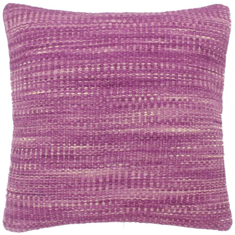 Coussin décoratif géométrique, Mauve