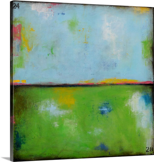 «Gnadenhutten Spring Harbor II» par Erin Ashley, reproduction d'art sur toile, H 20 po x l 20 po x P 1,25 po