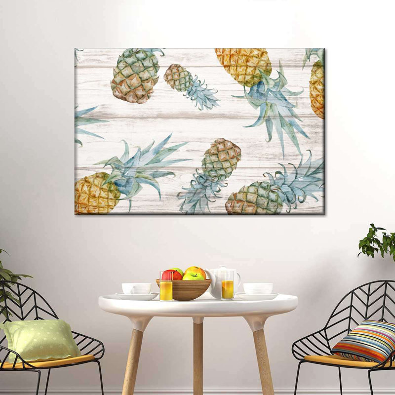«Pineapple Pineapple», reproduction sur toile, H 8 po x l 12 po x P 1 po
