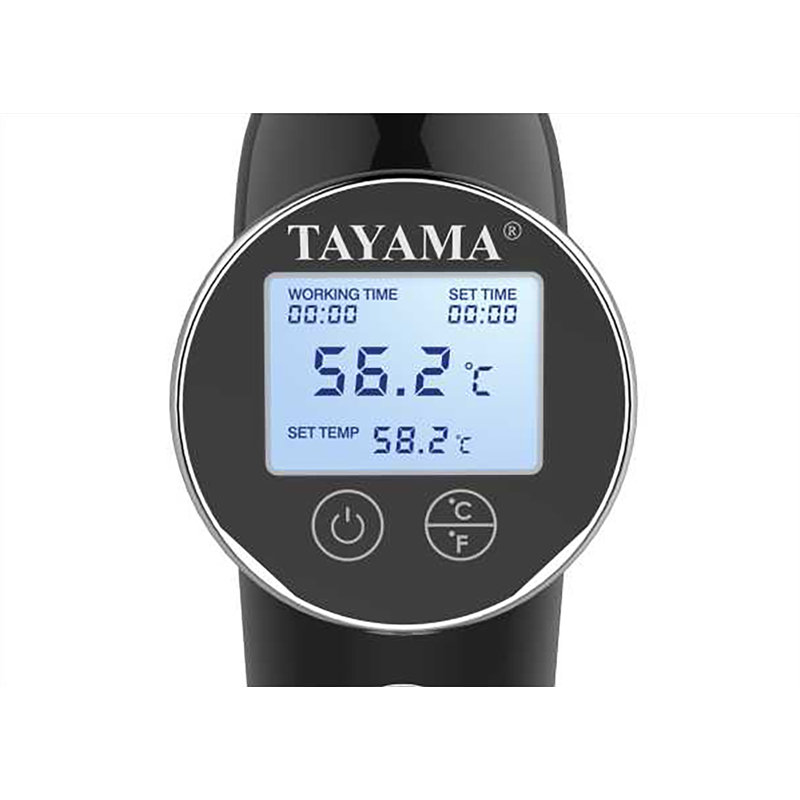 Tayama Black Stainless Steel Sous Vide Immersion Circulator