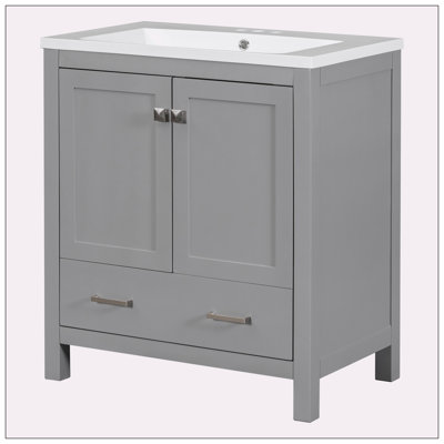 Meuble-lavabo 30 po avec lavabo simple