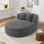 Chaise moderne avec 2 coussins de soutien-2140096491