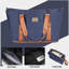 Ensemble 6 pièces de valises rigides Hardshell avec roulettes TSA BLUE