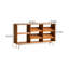 Bibliothèque simple en bois massif Burlywood-452480331