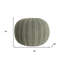 Pouf rond 20 po