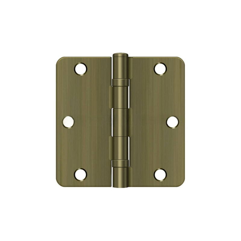64'' x 64'' Steel Surface Mount Hinge, Antique Brass