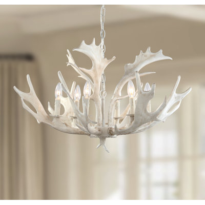 Lustre classique de style unique à 6 lumières Babbie