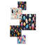 Tomoyo - ensemble d'art mural floral de 5
