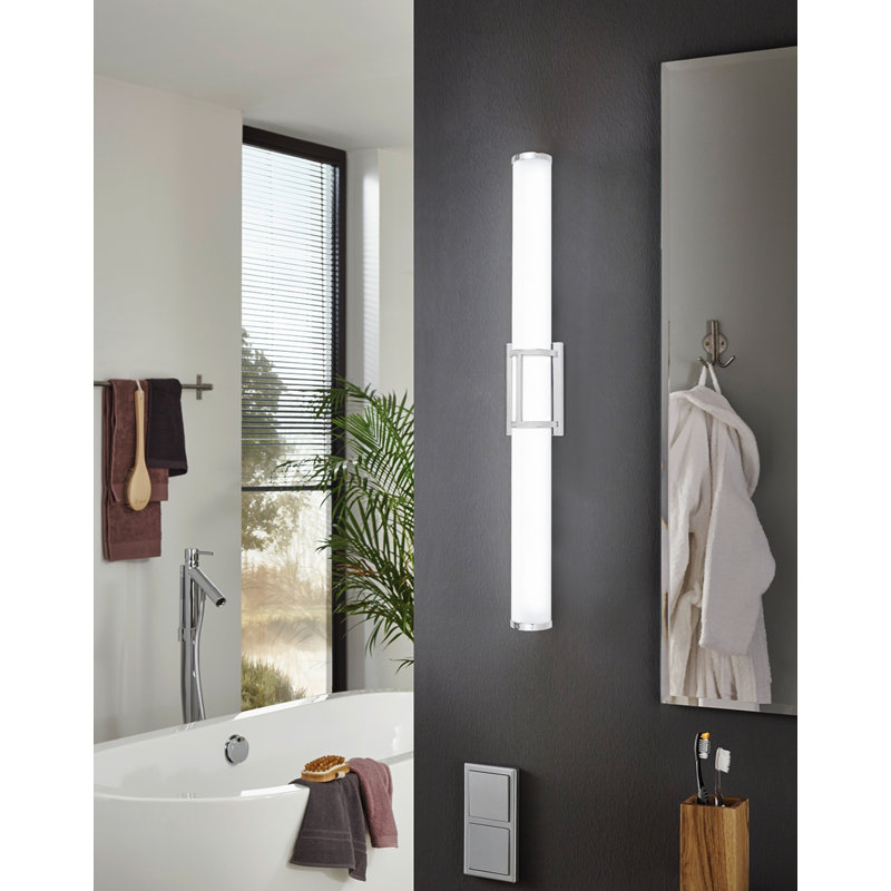 Caolin Dimmable LED Bath Sconce, Chrome, 52W LED