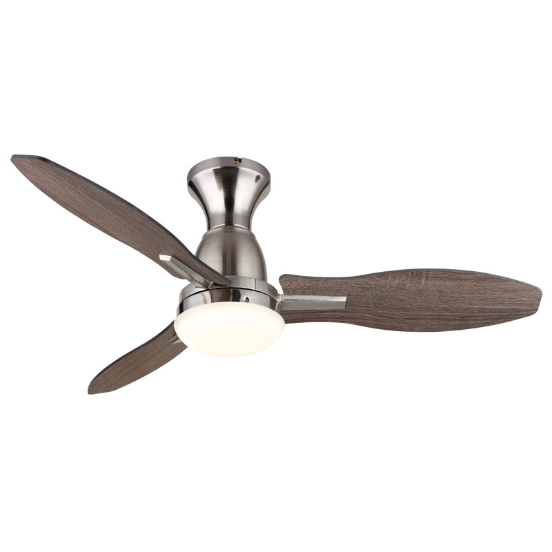 107cm Ceiling Fan with LED Lights, White