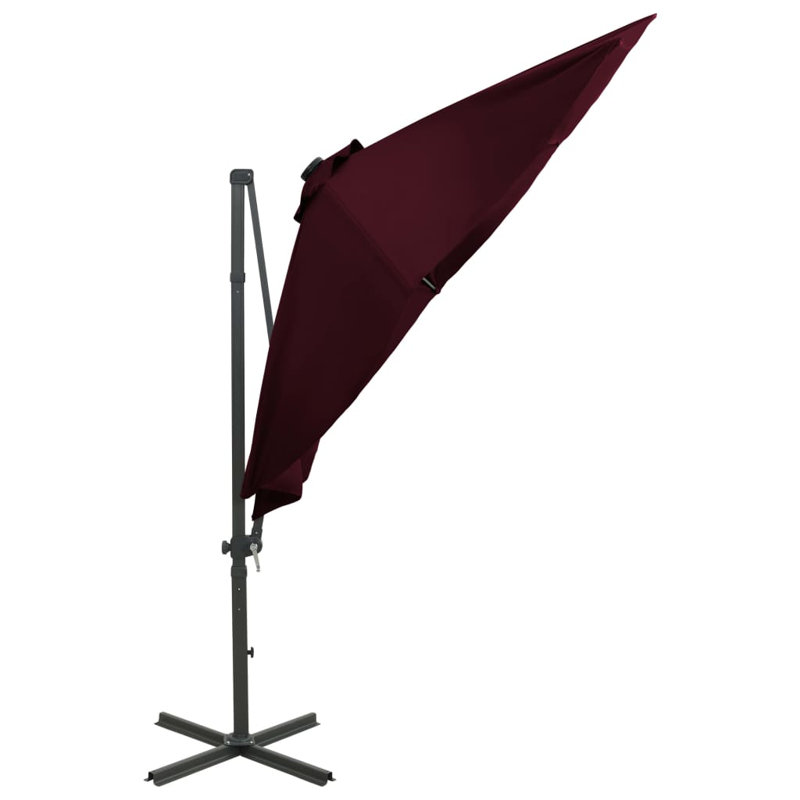 Noriega 300cm Cantilever Parasol, Burgundy