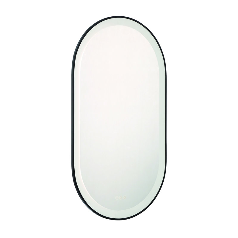 Sara 42" LED Mirror, Black