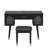 Elegant Vanity Makeup Table & Chair Set, Modern Dressing Table With Organizer, Writing Desk, Charging Port-69667163
