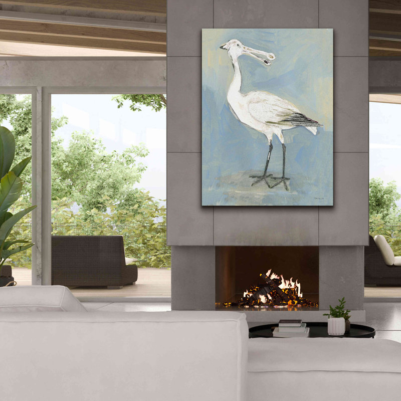 «Sea Bird 1» par Stellar Design Studio, estampe numérique sur toile, H 54 po x l 40 po x P 1,5 po