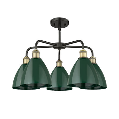 Trickett 5 - Light Steel Dimmable Chandelier