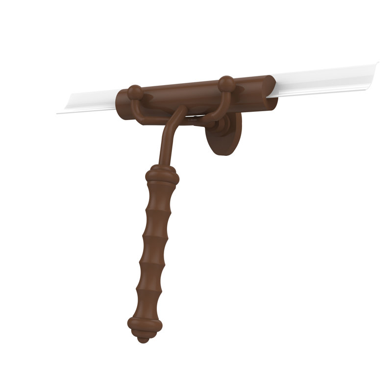 Raclette poignée ondulée, Bronze antique