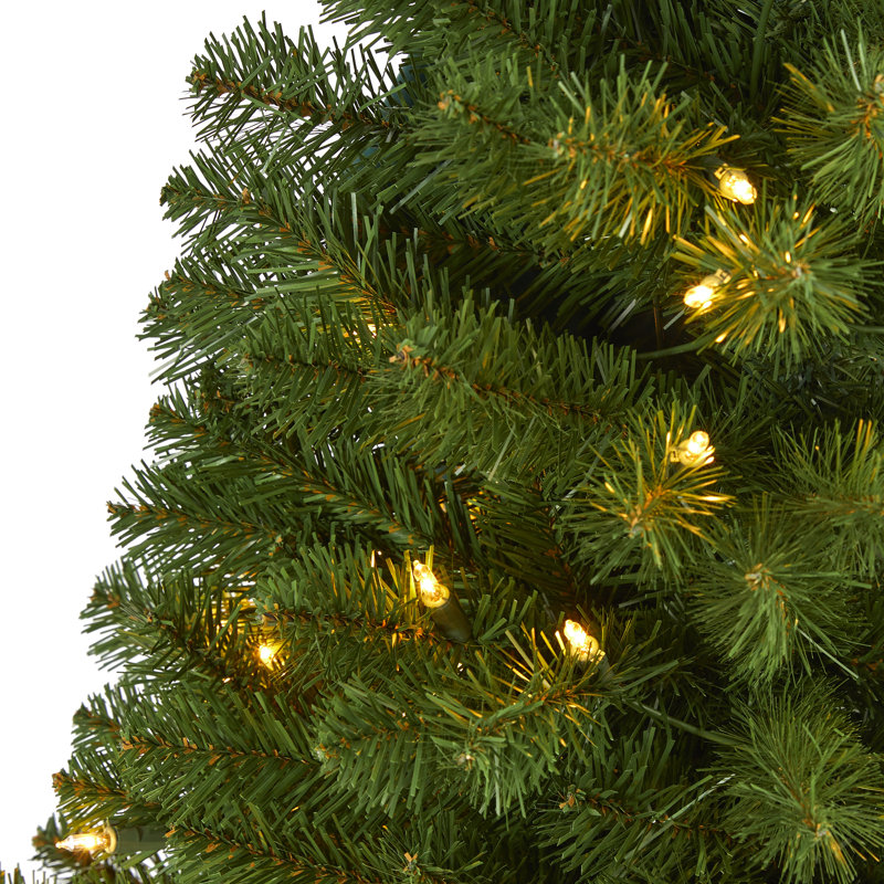 Lighted Artificial Christmas Tree, 5' H