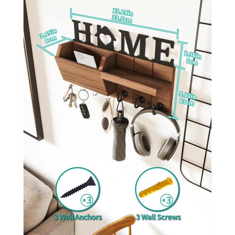 Wood Wall Organizer
