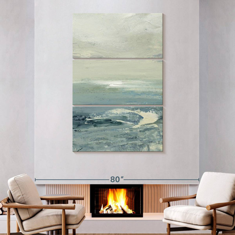 Avery Waves Abstract I, H 74 po x l 48 po