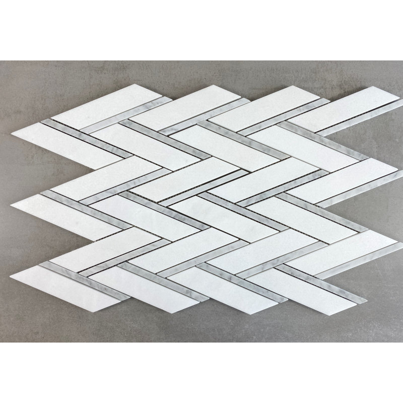 Marble Mosaic Wall & Floor Tile, Thassos White