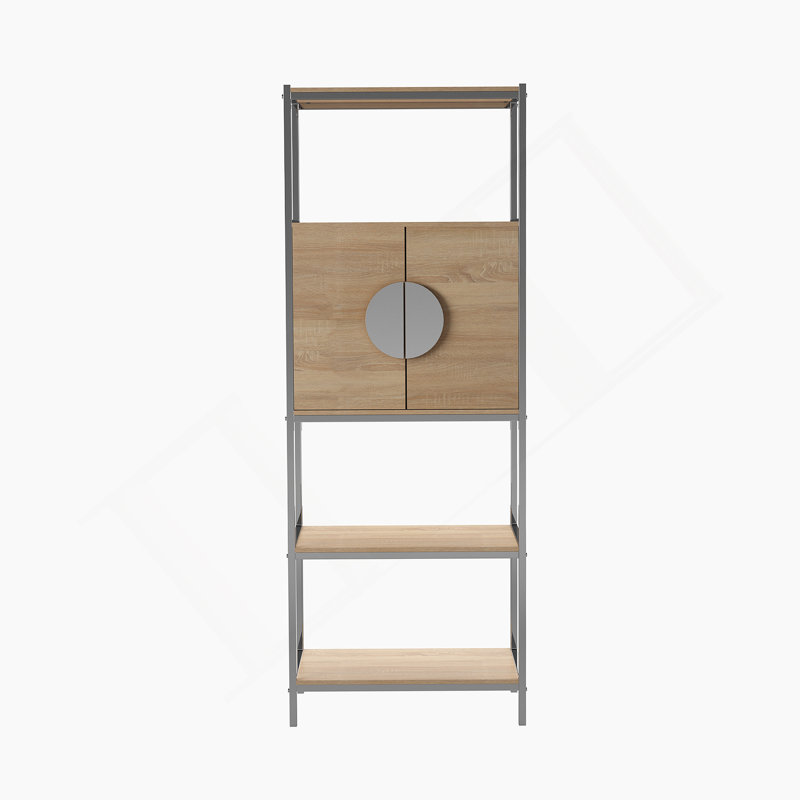 Armoire haute avec rangement pour bouteilles de vin
