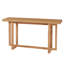 Console étroite en panneau de fibres à densité moyenne de 59 pouces, table de couloir d'entrée pour le salon, vestibule, canapé derrière, assemblage facile, finition chêne | Idée de cadeau