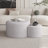 Upholstered Nesting Coffee Tables