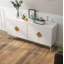 Buffet blanc avec porte HY_29,73 x 63 x 15,75