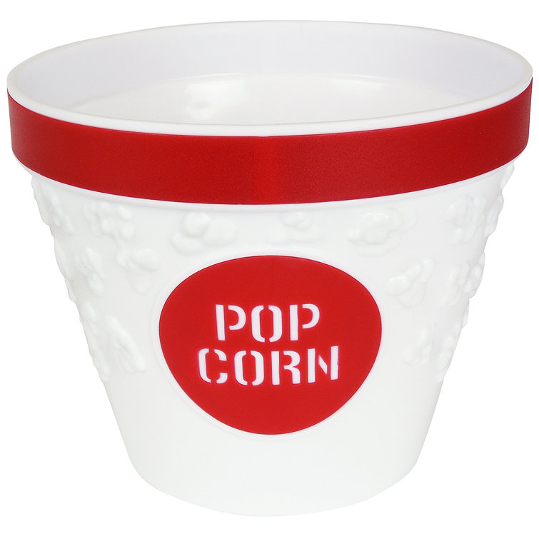 Hutzler Popcorn Bowl, Small Red