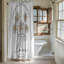 Rideau de douche standard 1 pièce Retro Flora-260243183