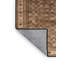 Tapis brun lavable à la machine-939892859