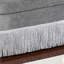 Banc de rangement ovale rembourrÃ© Ã  franges-482251094