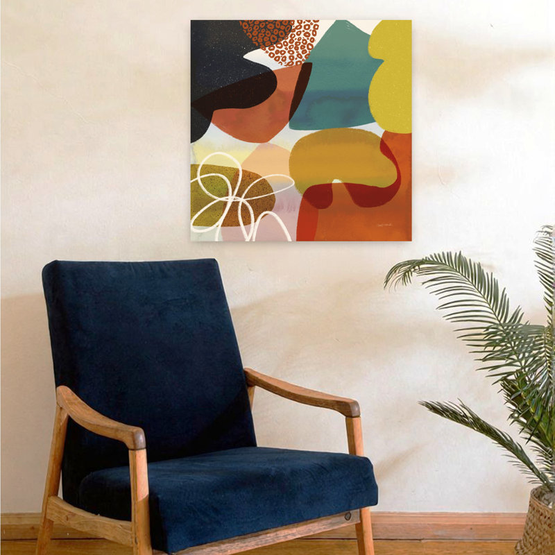 Variété VI, art contemporain moderne abstrait, H 24 po x l 24 po