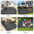 8' x 10' Reversible Outdoor Rug, Waterproof Plastic Straw Weave, Lightweight Foldable Design, Boho Style Patio Rug for Deck, Balcony or Picnic-1314939632