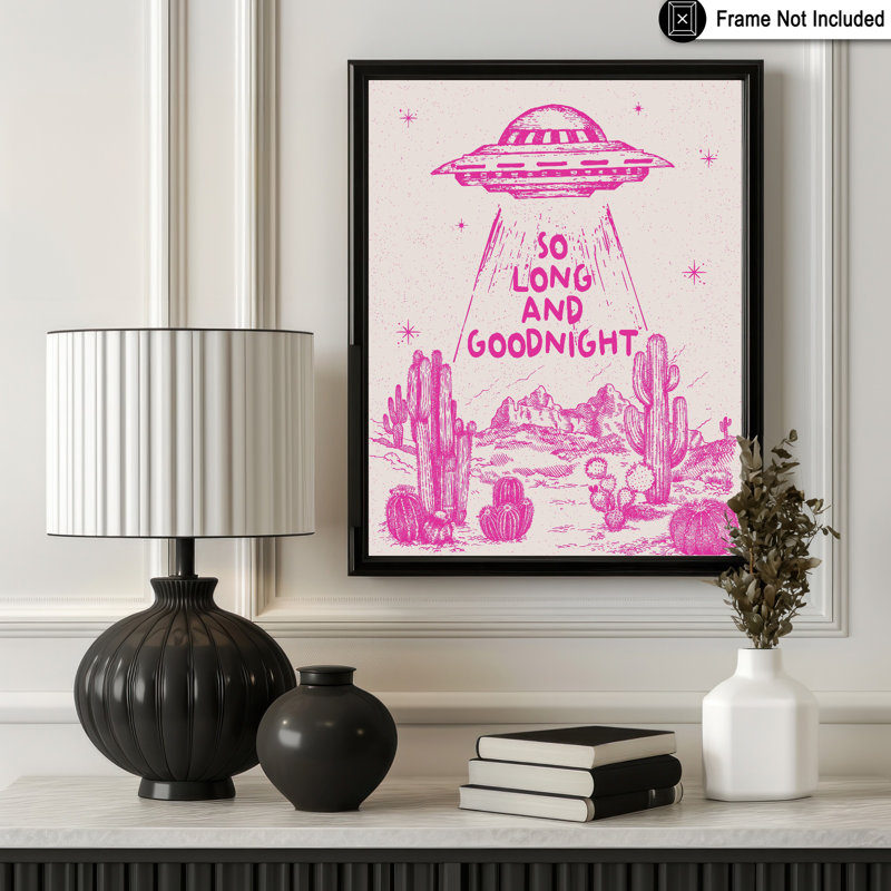 So Long And Goodnight, Unframed, Poster, 08"H x 10"W
