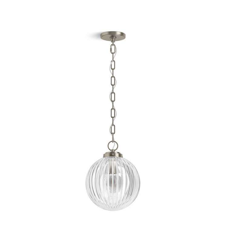 Embra By Studio McGee 10 in. Pendant, Brushed Nickel