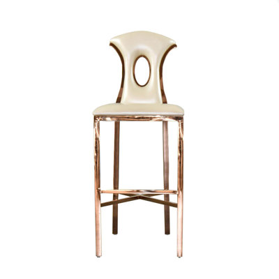 Sabastian Upholstered Faux Leather Counter Stool