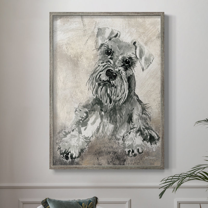 Sketchy Study Framed Print - Solid Wood