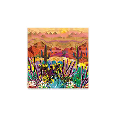 Imprimé paradisiaque sur verre acrylique