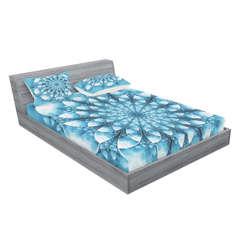 Microfiber Sheet Set, Queen Sheet Set with Fitted Sheet