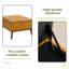 Grande table basse rectangulaire de style moderne Mid-Century avec rangement et couvercle de 31 po