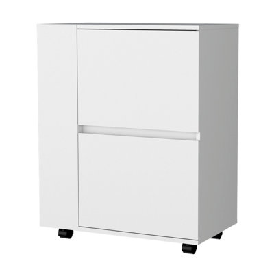 Kitchen Cart, Bar Cart With Four Wheels