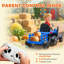 AIYAPLAY Ride on Tractor with Trailer 12V Remote Control Ages 3-8-118348176