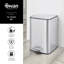 Stainless Steel Step On and Odour Seal Recycling Bin