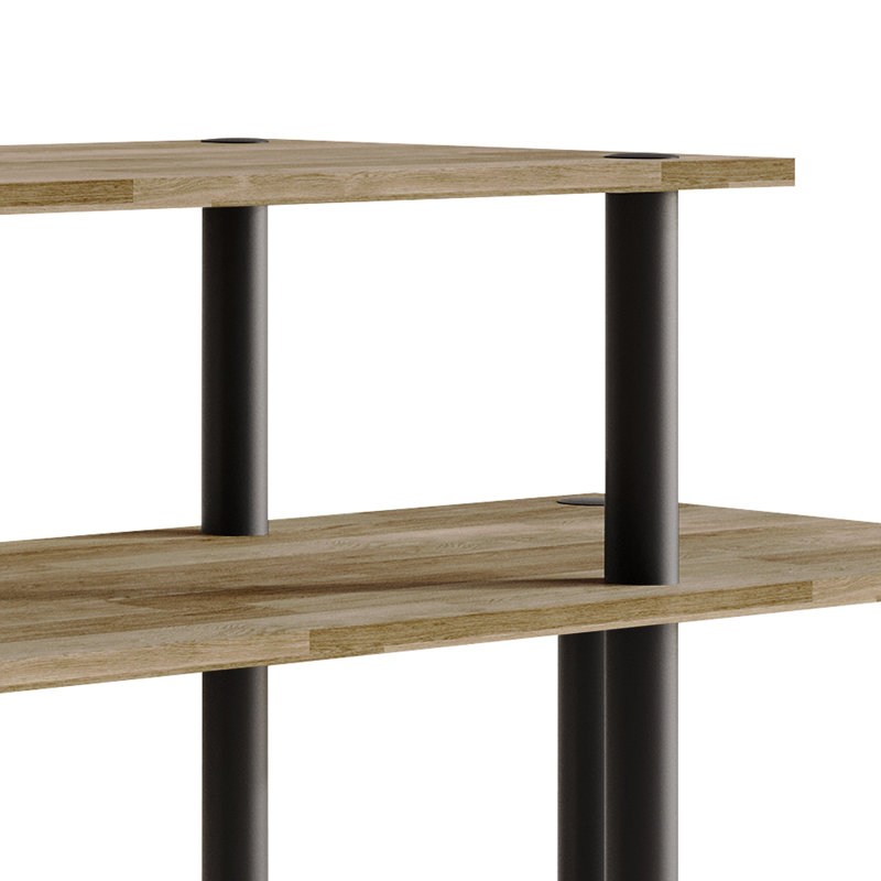 Meuble télé à 3 niveaux Easy Twist, Chêne naturel