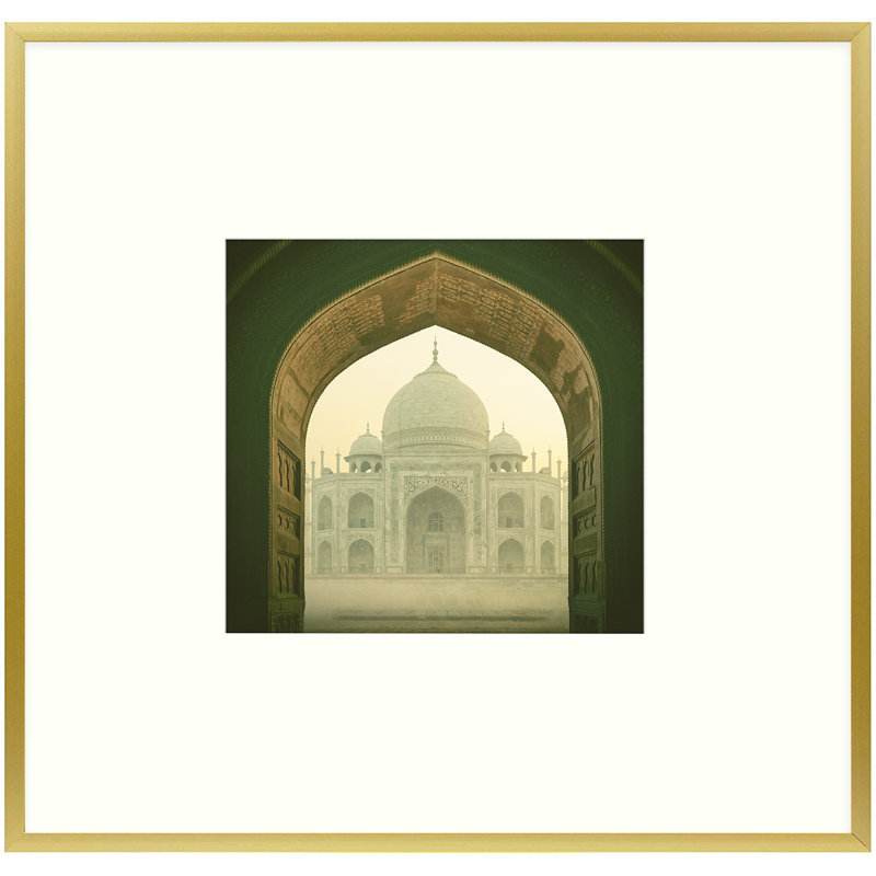 Cadre photo Ariaan, 1 cadre, Or, 4 po x 4 po