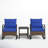 Amira Rocking Chair Set w/ Two-tier Table Bistro Set-440177088
