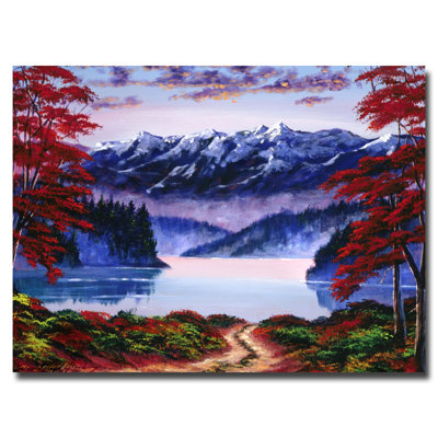 Maggard " Wrapped Canvas Wall Art - David Lloyd Glover 'Morning Glory' Wall Art For Living Room, Bedroom, Or Office Décor - 24x32 " by David Lloyd Glover Painting Print