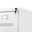 Classeur vertical à 2 tiroirs en métal avec serrure pour le bureau, format A4 légal / lettre, blanc, grande capacité, organisation facile, sécurité, inclinaison, surface lisse, fonctionnement silencieux, assemblage simple-646967747