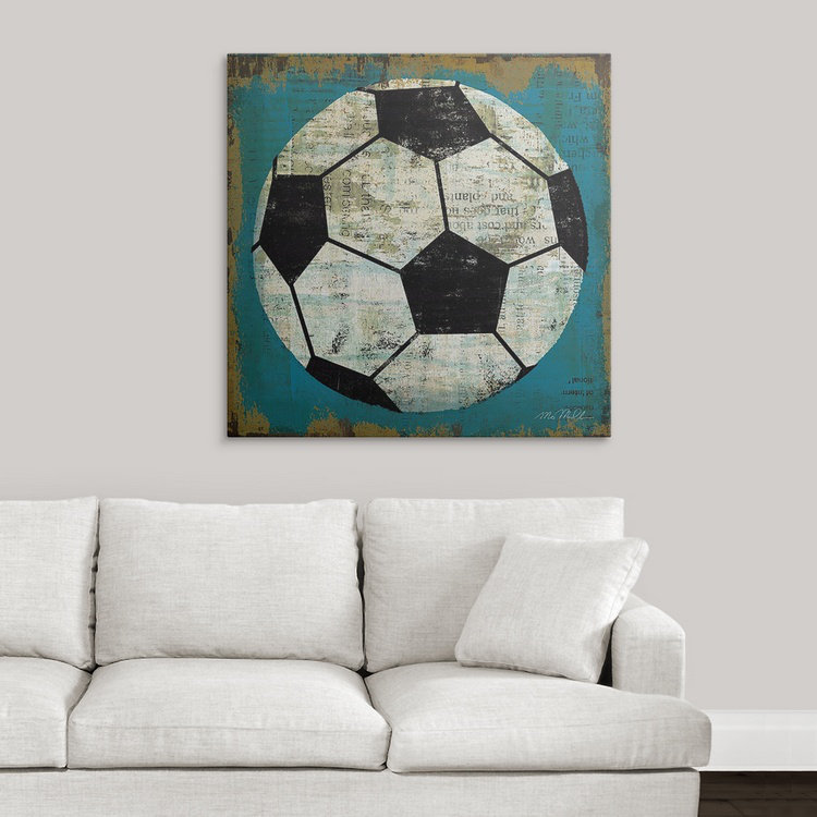 « iv » par michael mullan, reproduction d’art Ball, H 35 po x l 35 po x P 1,5 po, Toile